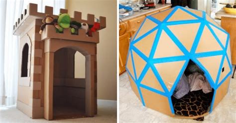 26 Coolest Cardboard Houses Ever - Ideas for Your Kids - Playtivities