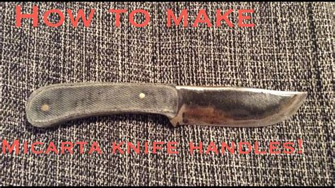 9 Steps to make Micarta Knife Handles! - YouTube