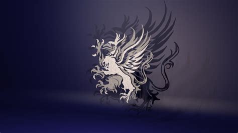 3D gryphon logo by Unhodin on DeviantArt