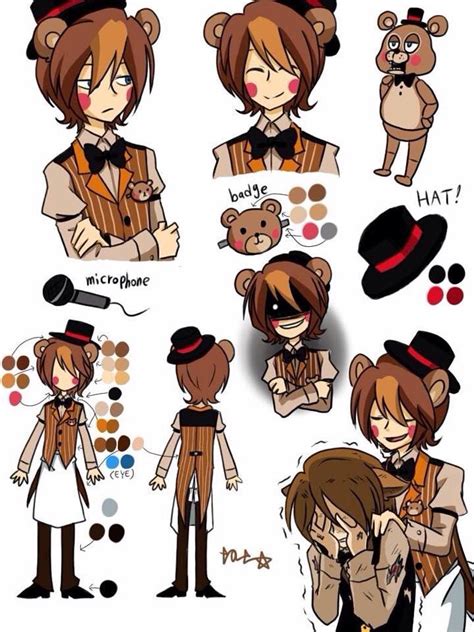 fnaf characters human form - Google Search | Fnaf anime, Fnaf pole bear, Games de terror