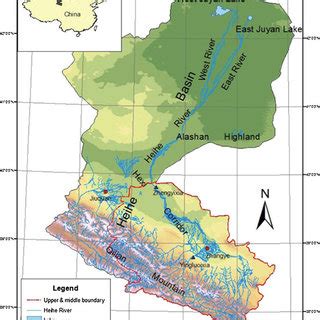 1 Boundary of the Heihe River watershed | Download Scientific Diagram