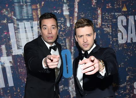 Justin Timberlake And Jimmy Fallon Reunite For 'The Barry Gibb Show'