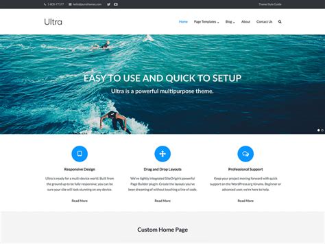 Download Free Ultra Wordpress theme - JustFreeWPThemes