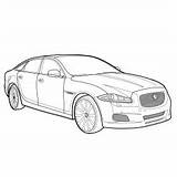 Jaguar car coloring Pages  Free And Printable sketch template
