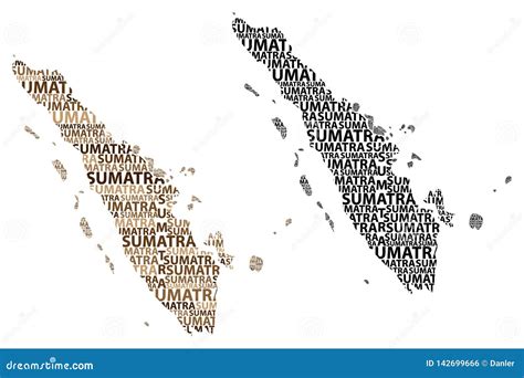 Map Of The Greater Sunda Islands In The Malay Archipelago Cartoon ...