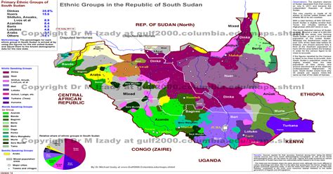 Ethnic groups in the Republic of South Sudan [3100x2189] : MapPorn