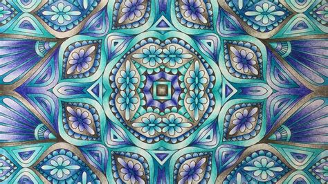 KALEIDOSCOPE MANDALA DESIGN - color like crazy - Faber Castell Polychromos - YouTube