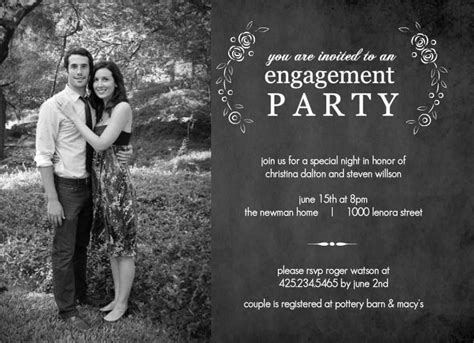 Engagement Party Invitations Free Download