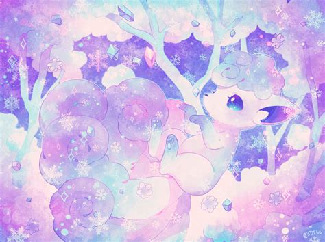 Komusun, Pokémon, Vulpix, Pixiv, Alola Form, Fanart From Pixiv, Fanart Solgaleo Pokemon, Pokemon ...