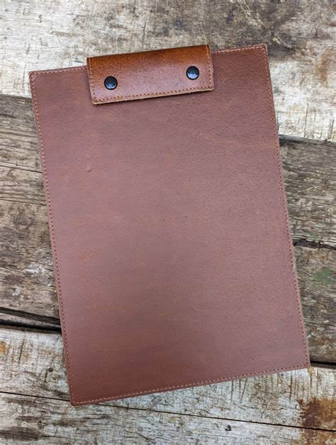 Leather Clipboard - Rustic Whiskey | Stalwart Crafts UK