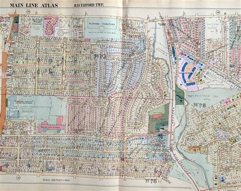 Haverford Township Map, Havertown Map, Original 1961 Main Line ...