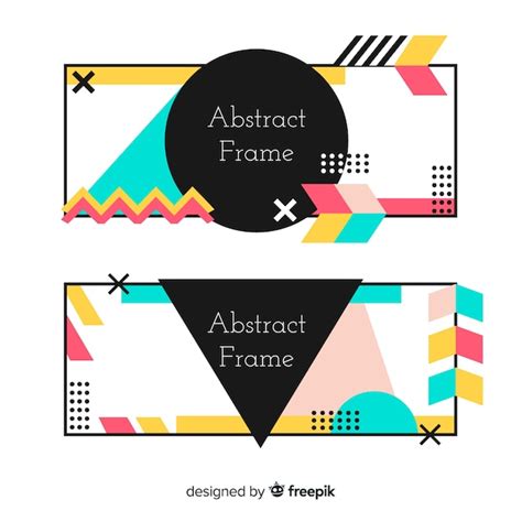 Free Vector | Abstract banner set