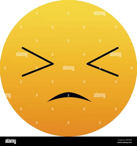 Confounded Unhappy Smile of Emoticon. Confused Smile Icon. Yellow Emoji Stock Vector Image & Art ...