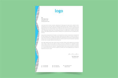 Premium Letterhead Design | Pad Template Graphic by Ju Design ...