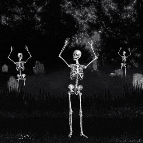 Cemetery Skeletons (animated gif) - TheCountess fan Art (39972424) - fanpop