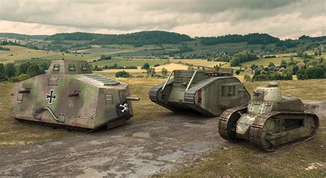 A7V , Mark İV and Renault FT : r/TankPorn