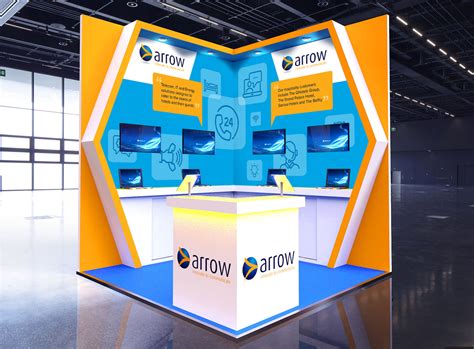 Exhibition Booth Graphics Design for Arrow - Palmiero Design