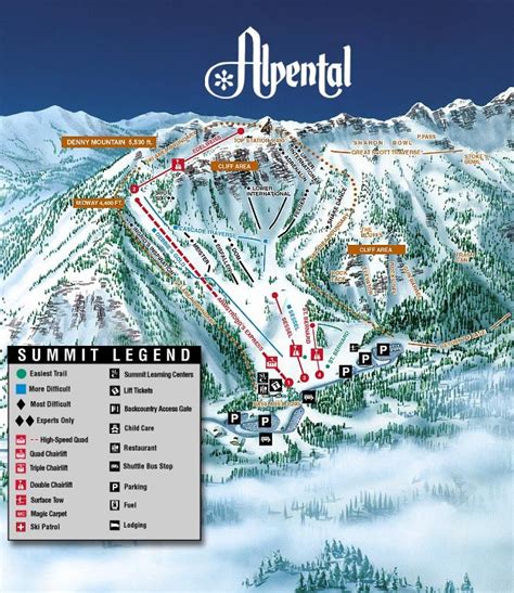 Alpental | Ski resort, Trail maps, Washington skiing