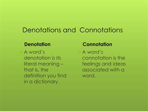 Connotation Vs Denotation — Examples Differences, 54% OFF