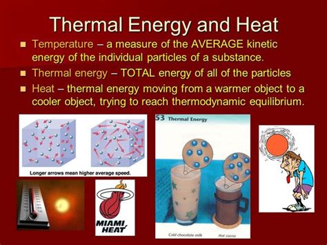 Thermal Energy And Heat