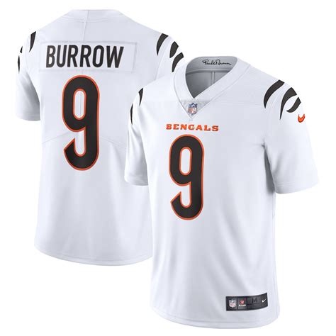 Men's Cincinnati Bengals Joe Burrow Nike White Vapor Limited Jersey