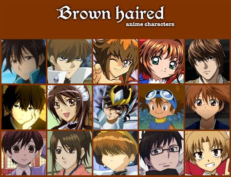 Brown haired anime characters by jonatan7 on DeviantArt