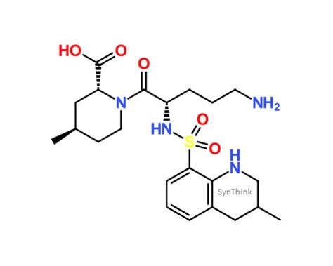 CAS: 188659-43-0 | Argatroban 5-Amino Impurity | (2R,4R)-1-((S)-5-Amino-2-(3-methyl-1,2,3,4 ...