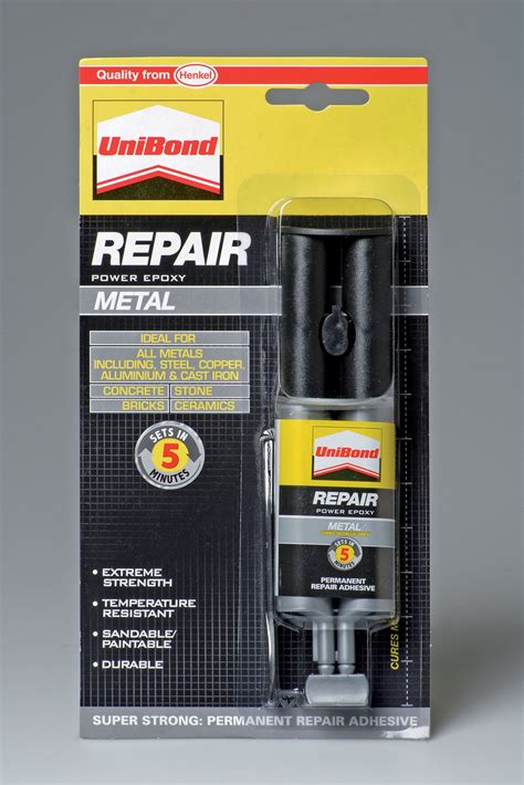 Unibond Repair Metal Epoxy Glue 25ml | Departments | DIY at B&Q