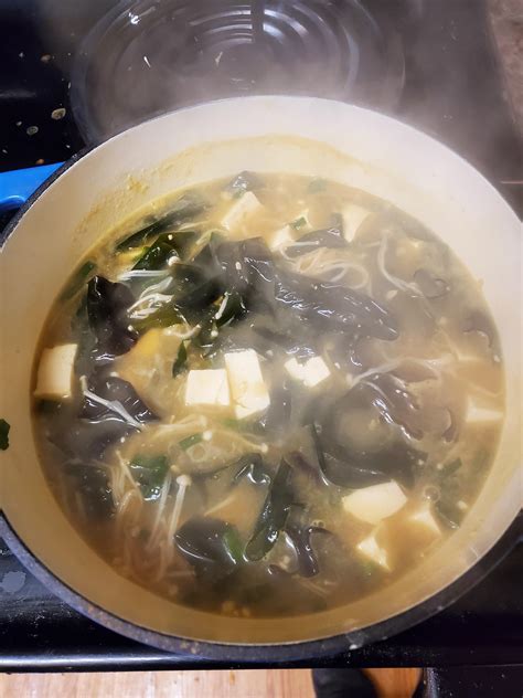 Miso Soup with Mushrooms : r/vegetarian