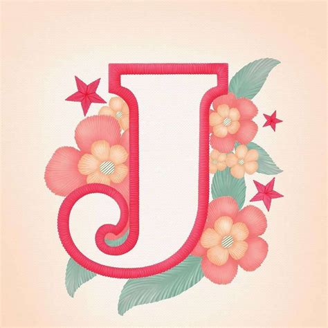 Download Beautiful Pink Letter J Wallpaper | Wallpapers.com