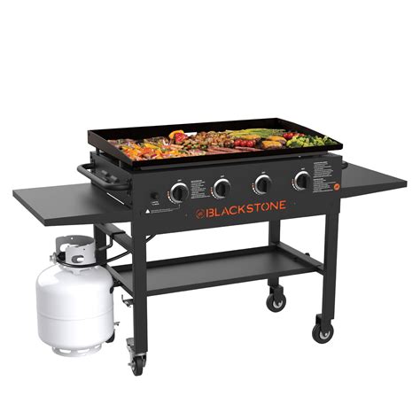 Blackstone 4-Burner 36" Griddle Cooking Station with Side Shelves ...