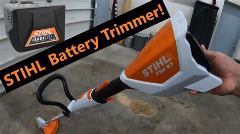 Stihl FSA 57 Cordless String Trimmer - YouTube