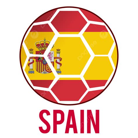 Spain Flags Clipart Hd PNG, Football Fan Logo With Spain Flag Inside ...