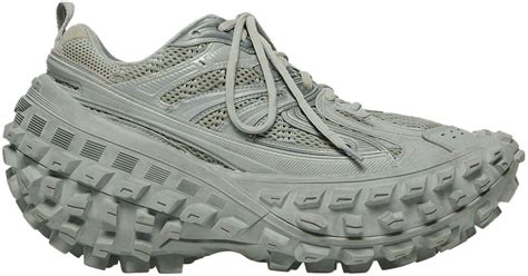 Balenciaga Synthetic Defender Sneakers in Grey (Gray) | Lyst