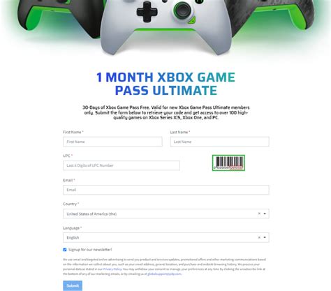 Xbox Game Pass Promotion – Performance Designed Products