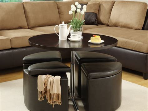 Round Leather Ottoman | Home Design Ideas