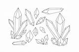 Cristal Para Kristall Colorear Dibujo Crystal Coloring Kleurplaat  sketch template