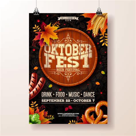 Oktoberfest poster illustration 334374 Vector Art at Vecteezy