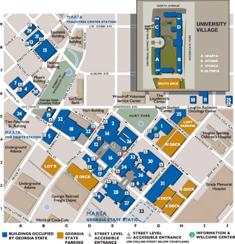 Georgia State University Campus Map