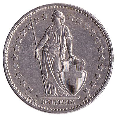 1 Swiss Franc coin - Exchange yours for cash today