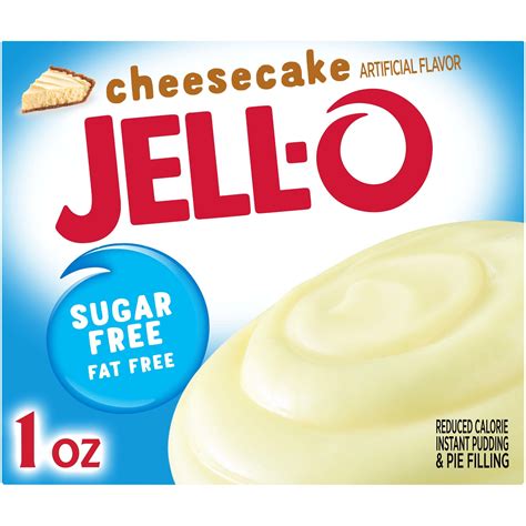 Jell-O Cheesecake Sugar Free Fat Free Instant Pudding Mix & Pie Filling, 1 oz. Box - Walmart.com