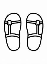 30  Sandals Coloring Pages Free Printable PDF & Online sketch template