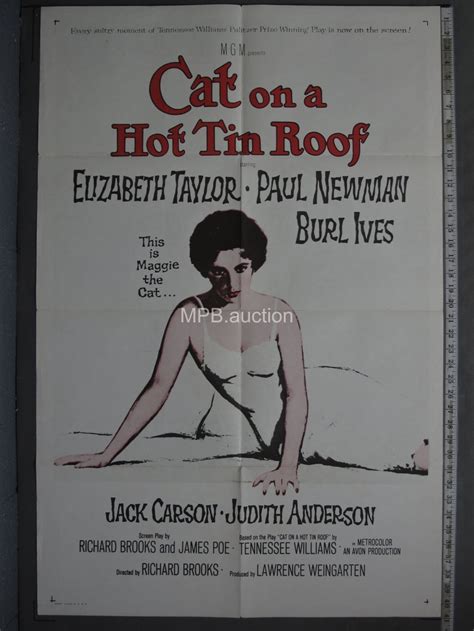 CAT ON A HOT TIN ROOF (1966R) Original Movie Poster For Sale