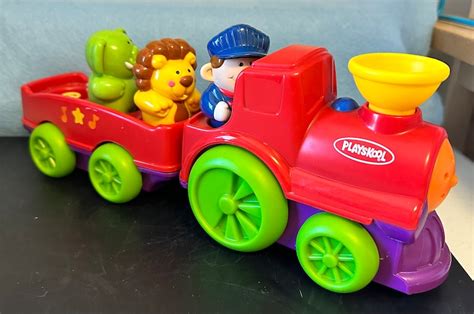 Playskool Fun Tunes Musical Tractor Trailer Train Driver and - Etsy