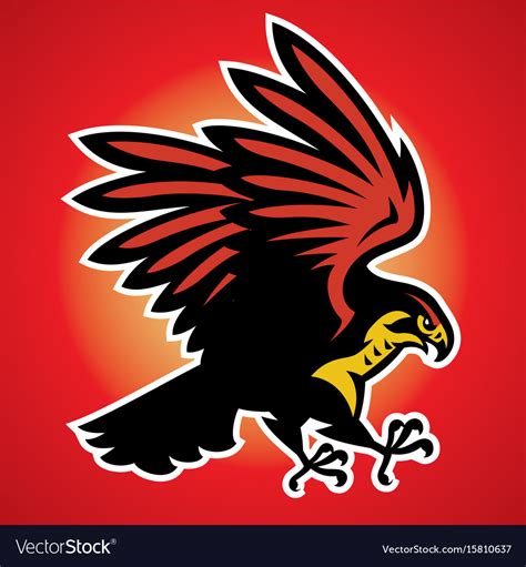 Hawk Mascot Clipart Free