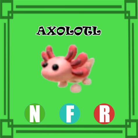 Axolotl NEON FLY RIDE Adopt Me