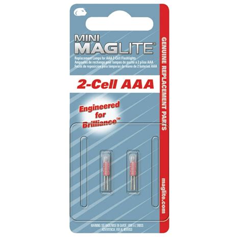 Maglite Replacement Flashlight Bulb For Mini Mag-Lite And Solitaire ...