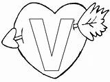 Free Letter V Coloring Page Download Png  sketch template