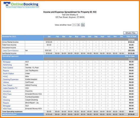 Excel Spreadsheet Template For Business Expenses — db-excel.com