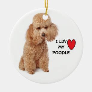 Poodle Christmas Ornaments | Zazzle - 100% Satisfaction Guaranteed